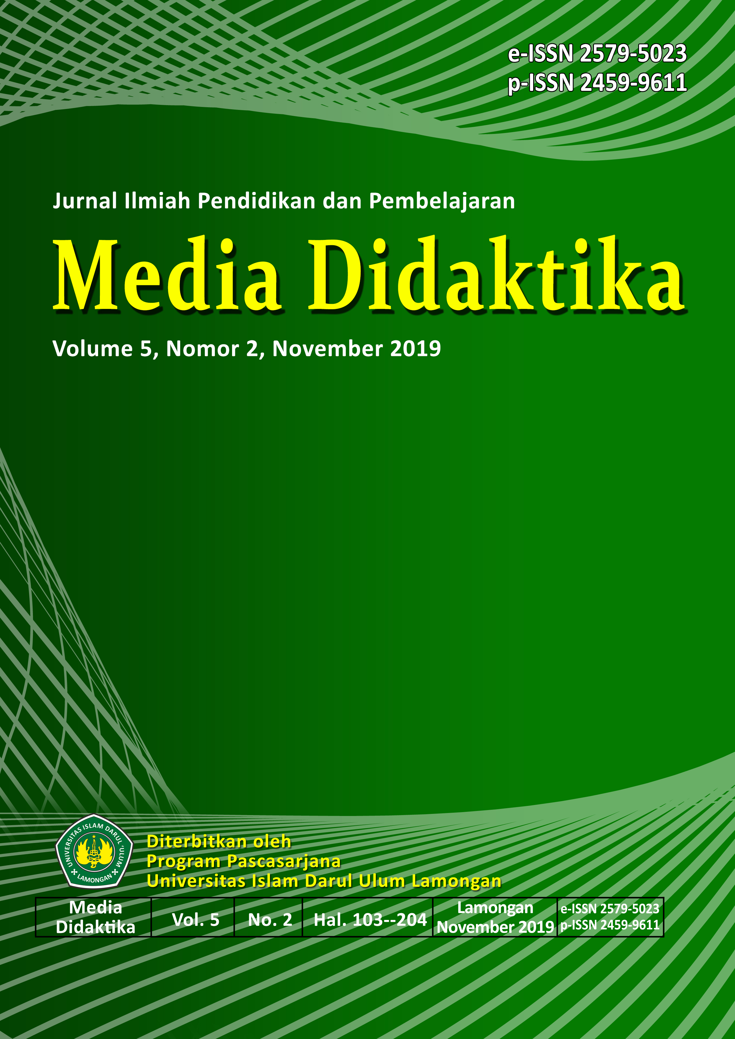 MEDIA DIDAKTIKA : Jurnal Ilmiah Pendidikan dan Pembelajaran