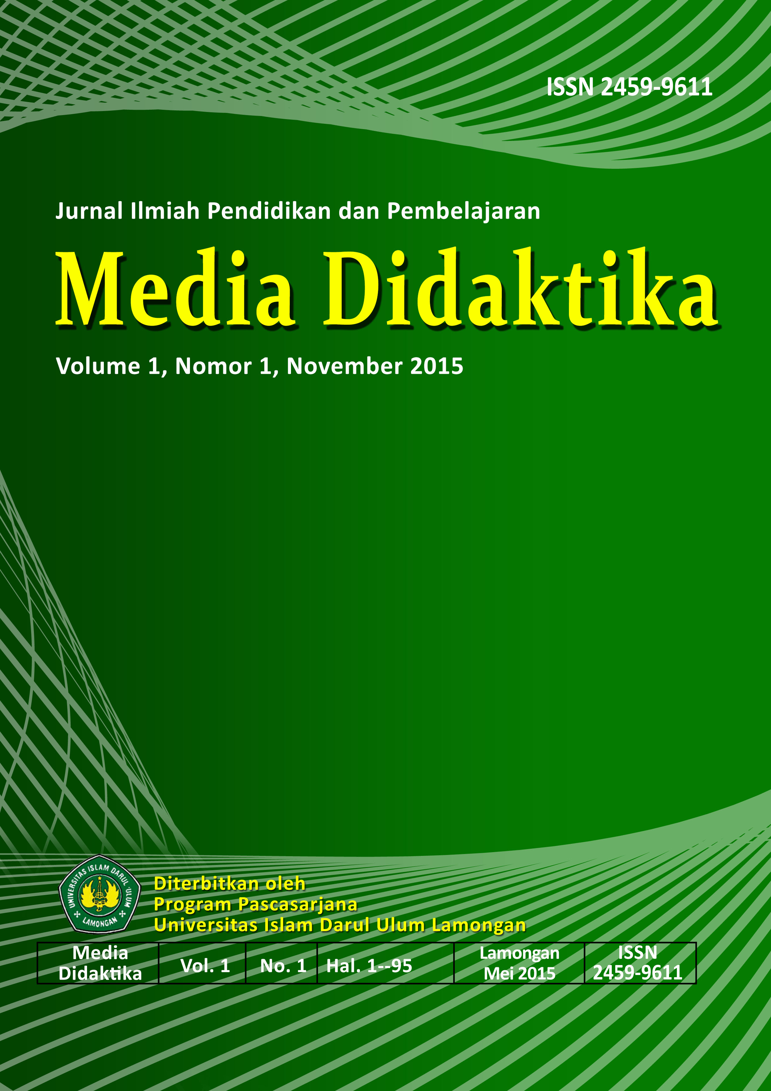 MEDIA DIDAKTIKA : Jurnal Ilmiah Pendidikan dan Pembelajaran