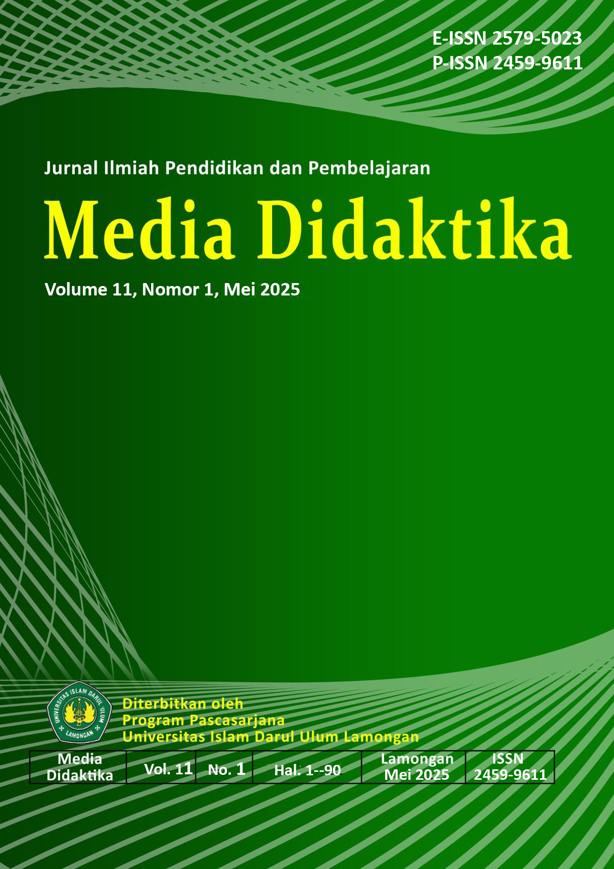 MEDIA DIDAKTIKA : Jurnal Ilmiah Pendidikan dan Pembelajaran